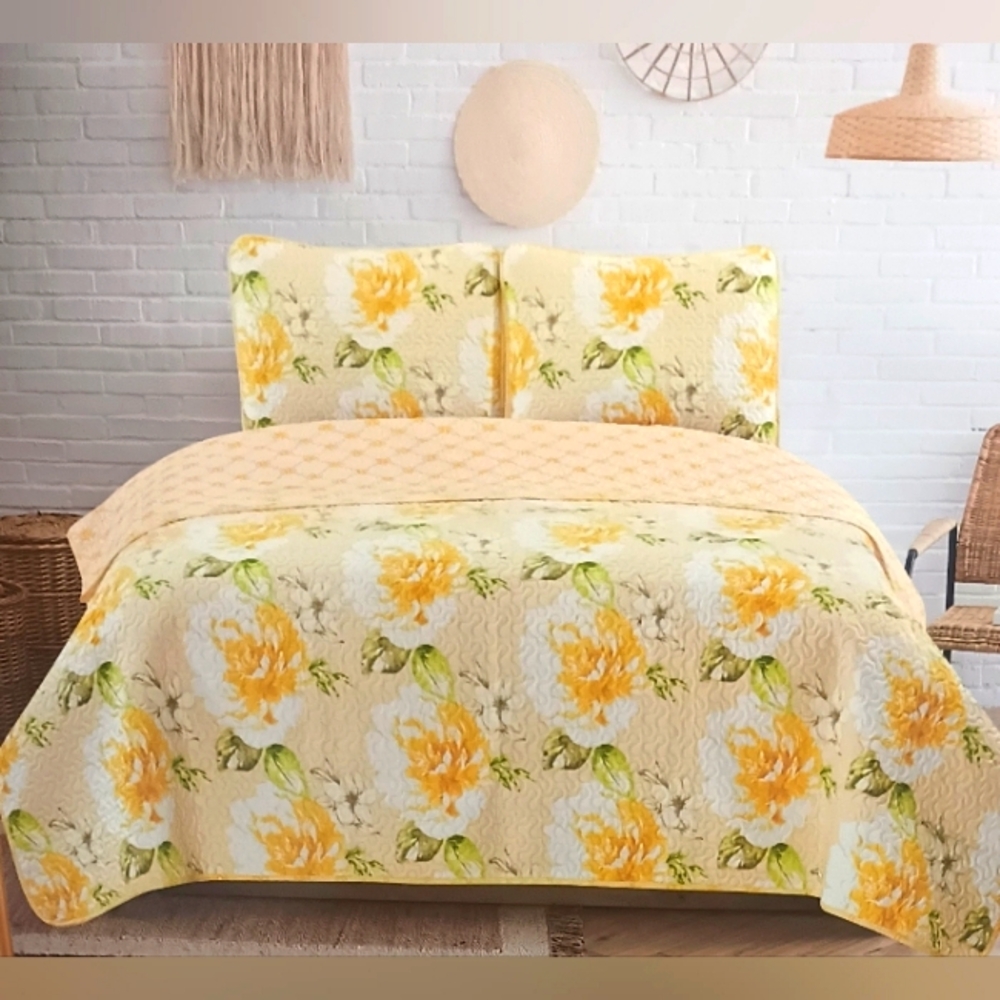 Luxury Home 3 piece quilt Set